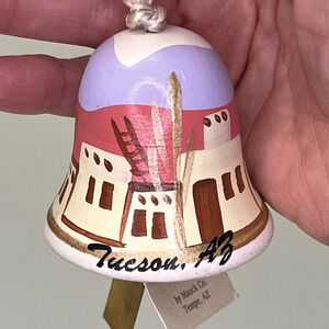 Tesa ‘Tucson, AZ’ Bell Hand-painted in Tempe,‎ Arizona. NWT.